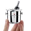 Bucket Shaped 60 Minutes Kitchen Timer Stainless Steel Mechanical Wind up Timer Time Reminder
