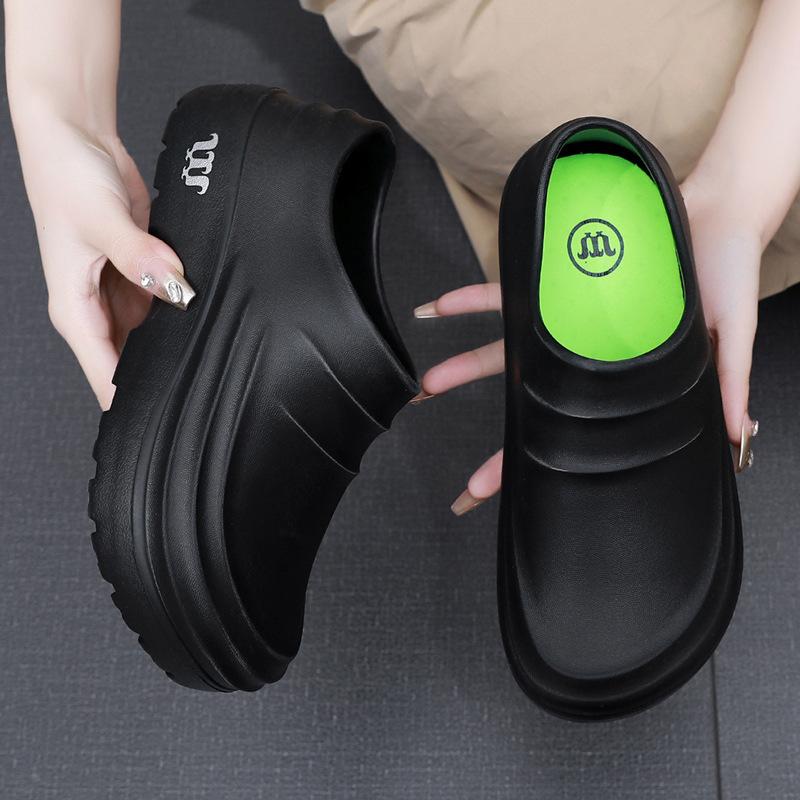 Chef shoes for men and women eva non-slip and waterproof kitchen special oil-proof and wear-resistant hotel back kitchen work hospital shoes
