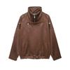 Kaslead New Women Clothes Western Style Versitile Fashion Zip-up Deerskin Velvet Jacket