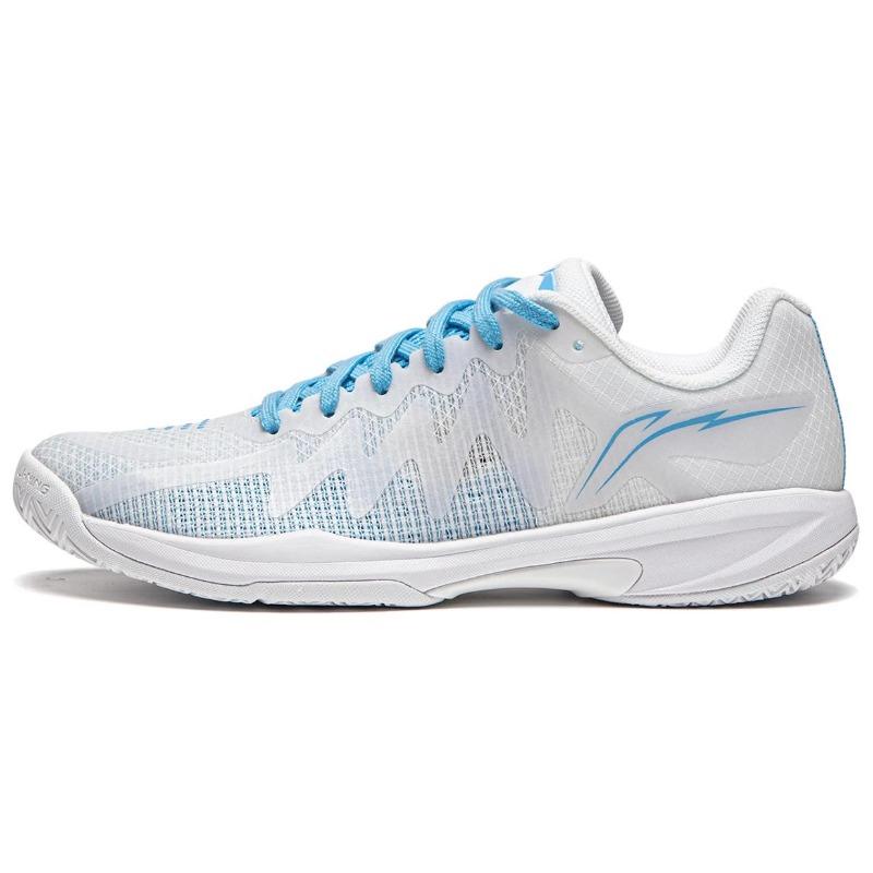 Li-Ning SuperLight 1.0 Unisex Table Tennis Shoes White Blue APPU003-1 44
