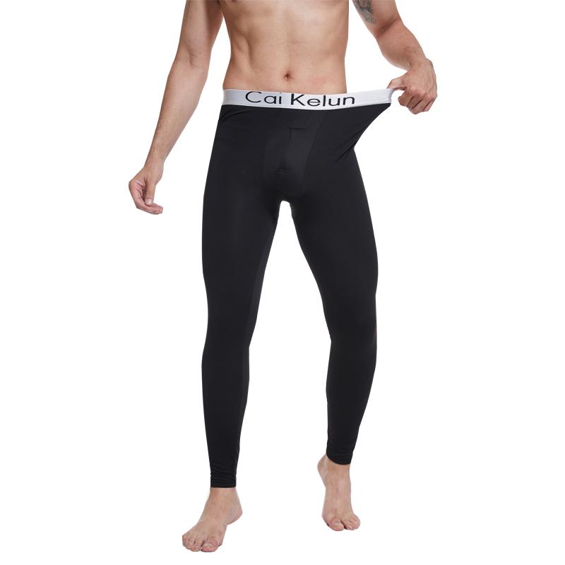 Herren Übergröße Thermofleecegefütterte Wollleggings für den Winter - Enganliegend, Verdickt und Warm