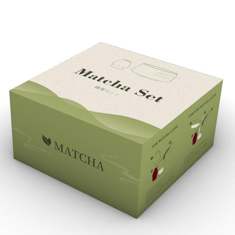 Song Dynasty-Inspired Japanese Matcha Bowl & Whisk Stand with Gilt Iron Glaze