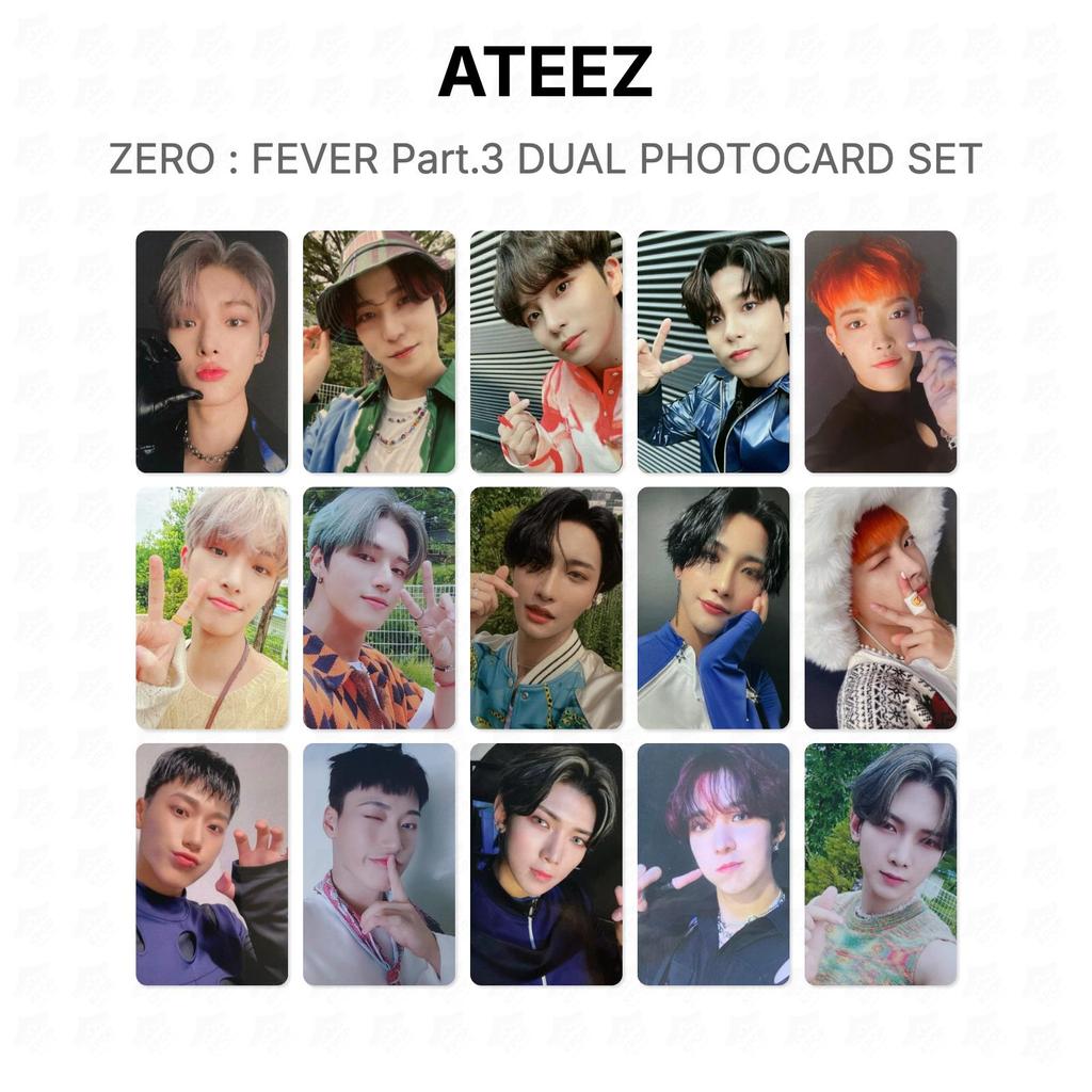 ATEEZ ZERO : FEVER Part.3 DUAL PHOTOCARD SET Official Photocard