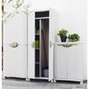 PLASTIKEN Resin Low Storage Cabinet - 2 Large Shelves - L 90 X P 45 X H 100 Cm - Space SAVER Range