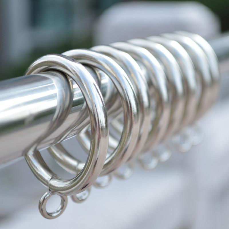Anelli Metallici Minimalisti Moderni per Tende con Ganci Appesi per Arredamento Domestico e Trattamento Finestre