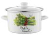 Smaltovaný hrnec Simple Chřest 22cm 4,8L Z/P Mg