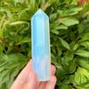 Opalite Crystal Tower Elegant Obelisk Bulk Tumbled Gemstone Pillar Home and Office Decoration Gifts