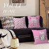 Esther-Bunny Room Maple Design Cushion Cover Happy Autumn Harvest Decor Holiday Decorati Pillow Cover