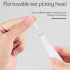 Portable Ear Cleaner with LED Light Illuminating Ear Wax Remover Ear Cleaning Tool Earpicks with 4 Replaceable Tips for