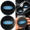 2pcs Car Cup Pad Anti-Slip Water Coaster Interior Accessories For Mustang MK2 MK3 Explorer F150 Edge Mondeo Focus Ranger
