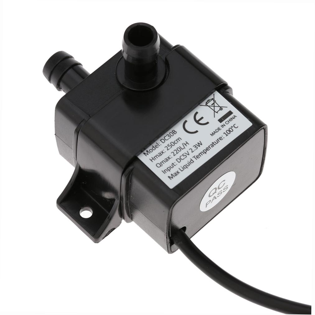 Decdeal Ultratyst Mini USB DC5V 2,3W Mikro Borstlös Vattenoljepump Vattentät Dränkbar Fontän Akvarium