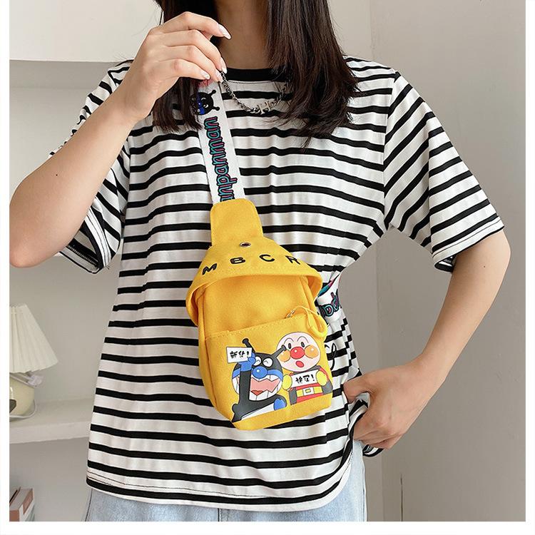 New Children and Girls Parent-child Bag Fashion Cartoon Cute Cartoon Printed Breast Bag Travel Play Portable Bag