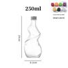 Creative Women's Flower & Fruit Beverage Bottles - New Style Sealed Glass Bottles for Home Brewing & Green Plum Wine