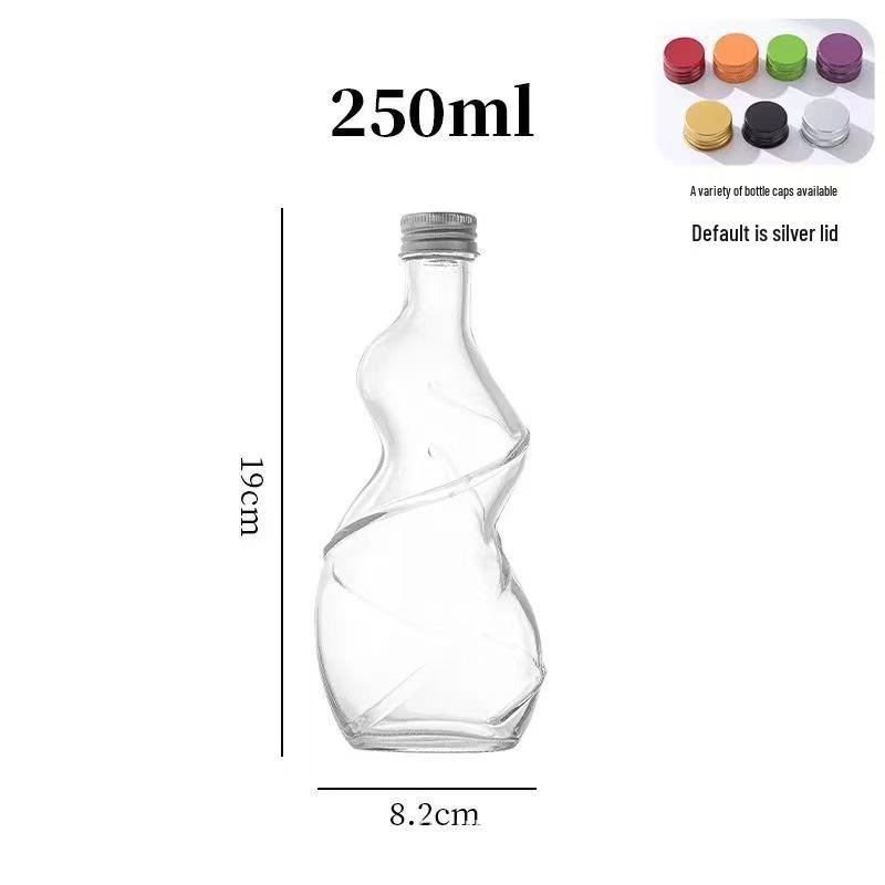 Creative Women's Flower & Fruit Beverage Bottles - New Style Sealed Glass Bottles for Home Brewing & Green Plum Wine