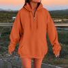 Women's Long Sleeve Oversized  Oversized Drop Shoulder Sleeves Women's Hooded Plush Sweatshirt