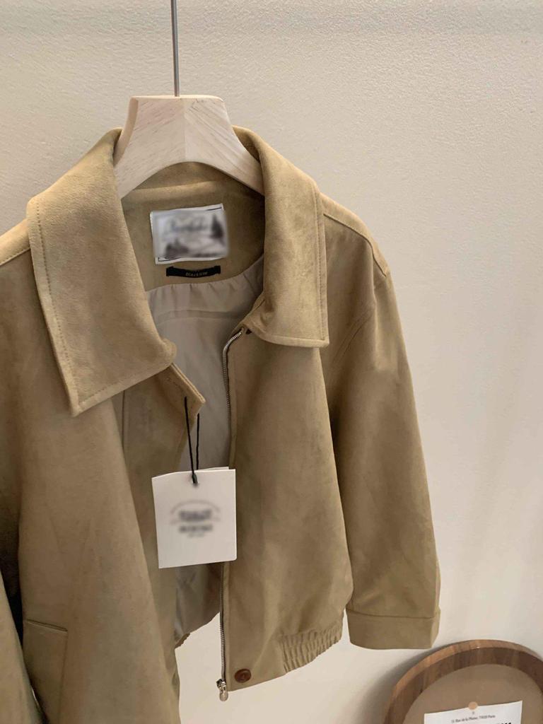 In-Stock Women's Korean-Style Vintage Suede Jacket - High-End, Casual, Versatile