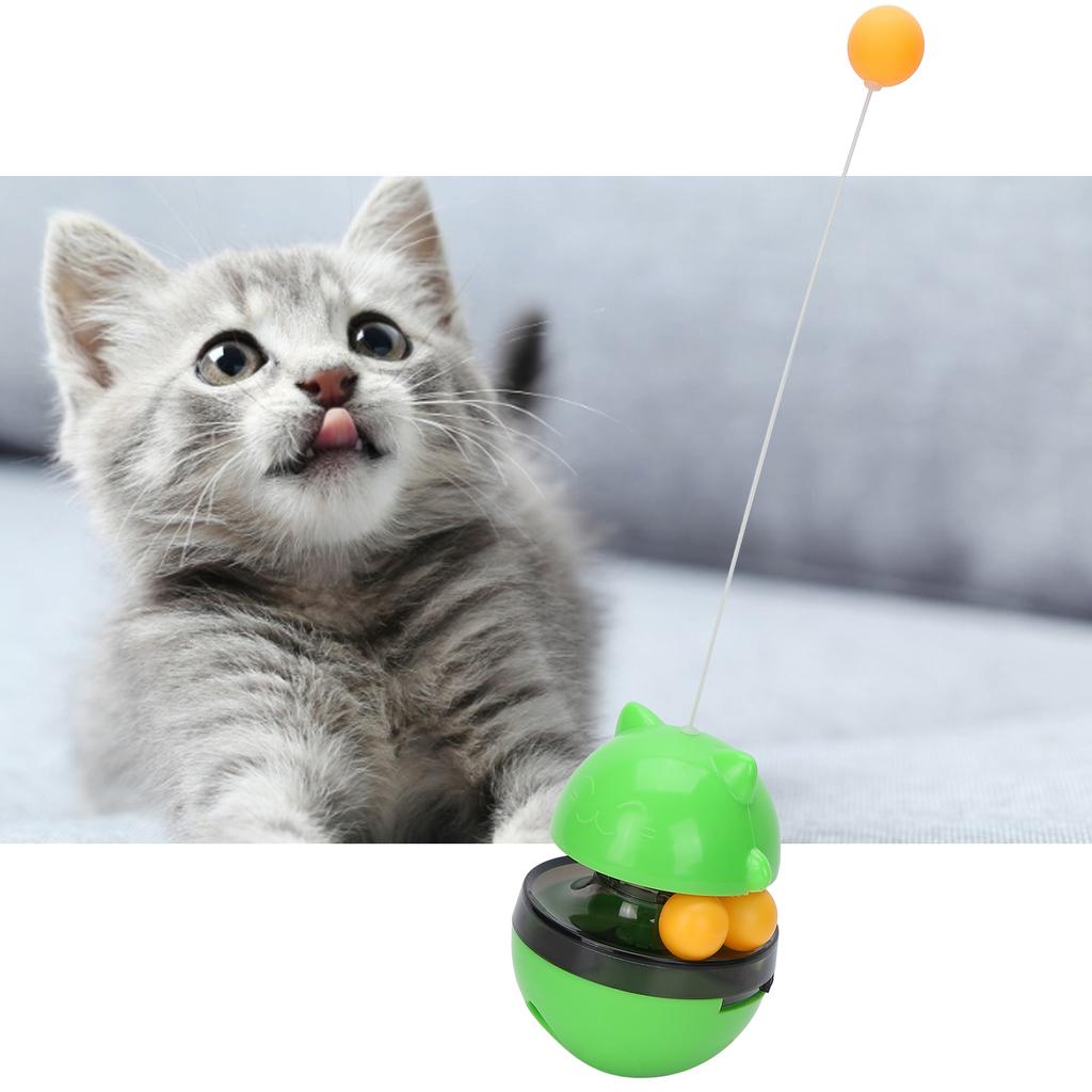 Pets Cats Leaking Food Dispenser ABS Rolling for Tumbler Ball Training Interactive Toys
