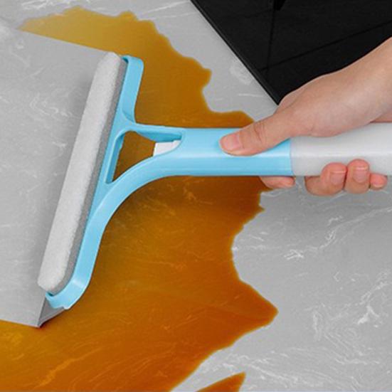 Car Window Squeegee 3-in-1 Glass Cleaner Spray Wipe Scraper Effortlessly Clean