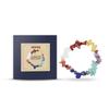 Hoexe Seven Stylish Color Crystal Wrist Bracelet Trendy Accessory For Use Everyday