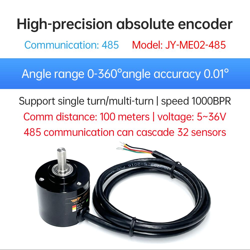 WitMotion JY-ME01, JY-ME02 High-precision Absolute Rotary Encoder 18-bit Resolution Digital Rotation Angle Measurement Sensor