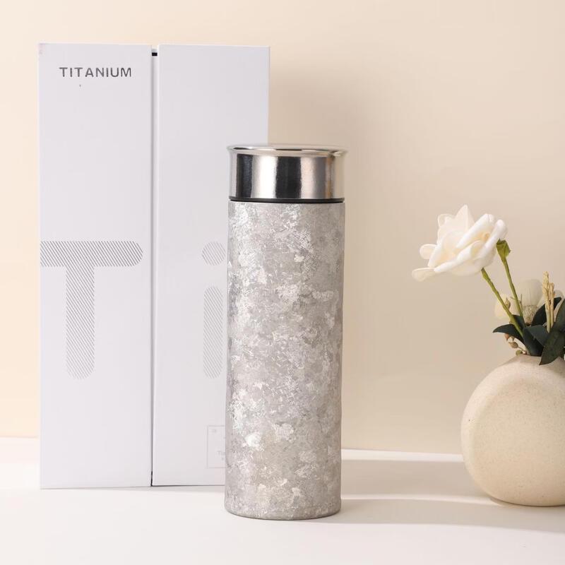 Shangqi Snowflake Bone China Insulated Tea Travel Mug