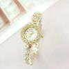 New Light Luxury Style Rhinestone Decoration Women Watch Metal Strip Quartz Bracelet Watch Leisure Wristwatch Learning Clock