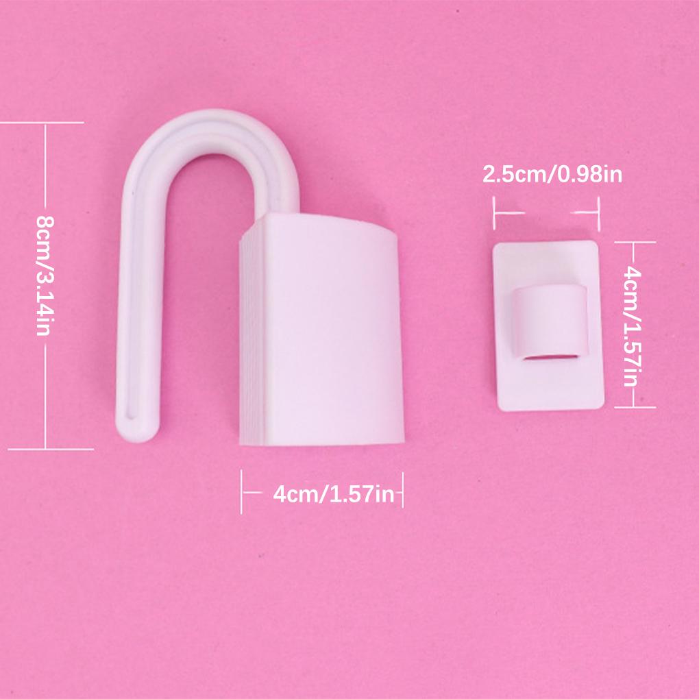 ABS Baby Fingertip Hand Protector Self-adhesive Cupboard Closet Children Safety Door Stopper Stop Clip Hinge Guard