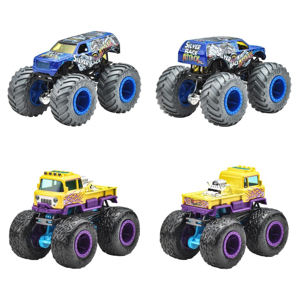 Hot Wheels Monster Trucks Sortiment 8 Miniatur-Box-Set 164 - Fahrzeuge/Spielzeug - (Ab 3 Jahren) - Mehrfarbig FYJ44-982G