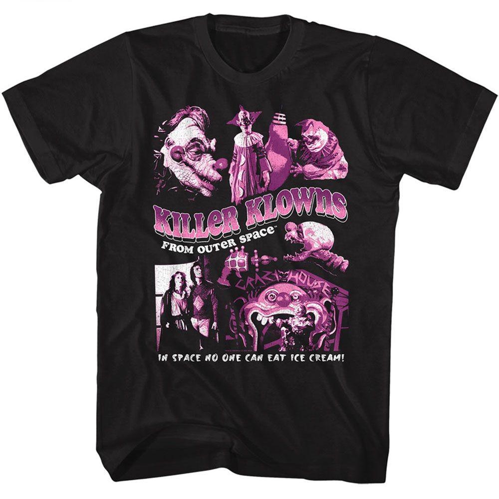 Killer Klowns Collage Movie Shirt XXXL