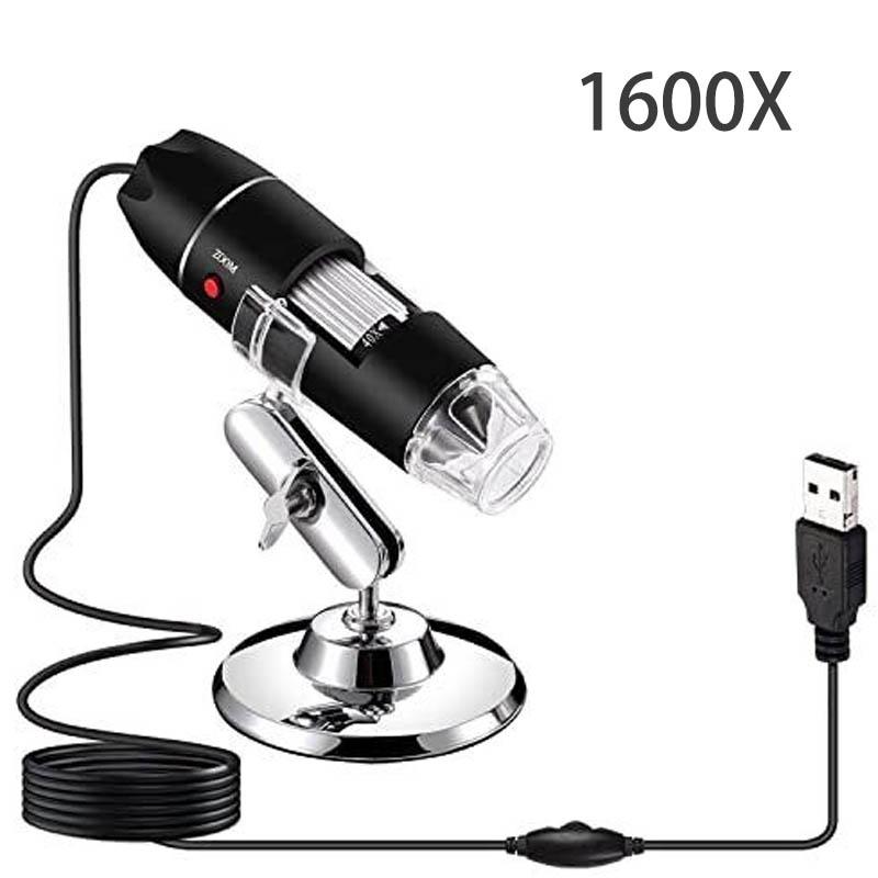 

1000X/1600X цифровой микроскоп USB HD промышленная электронная настольная лупа паяльная лупа для ремонта телефона