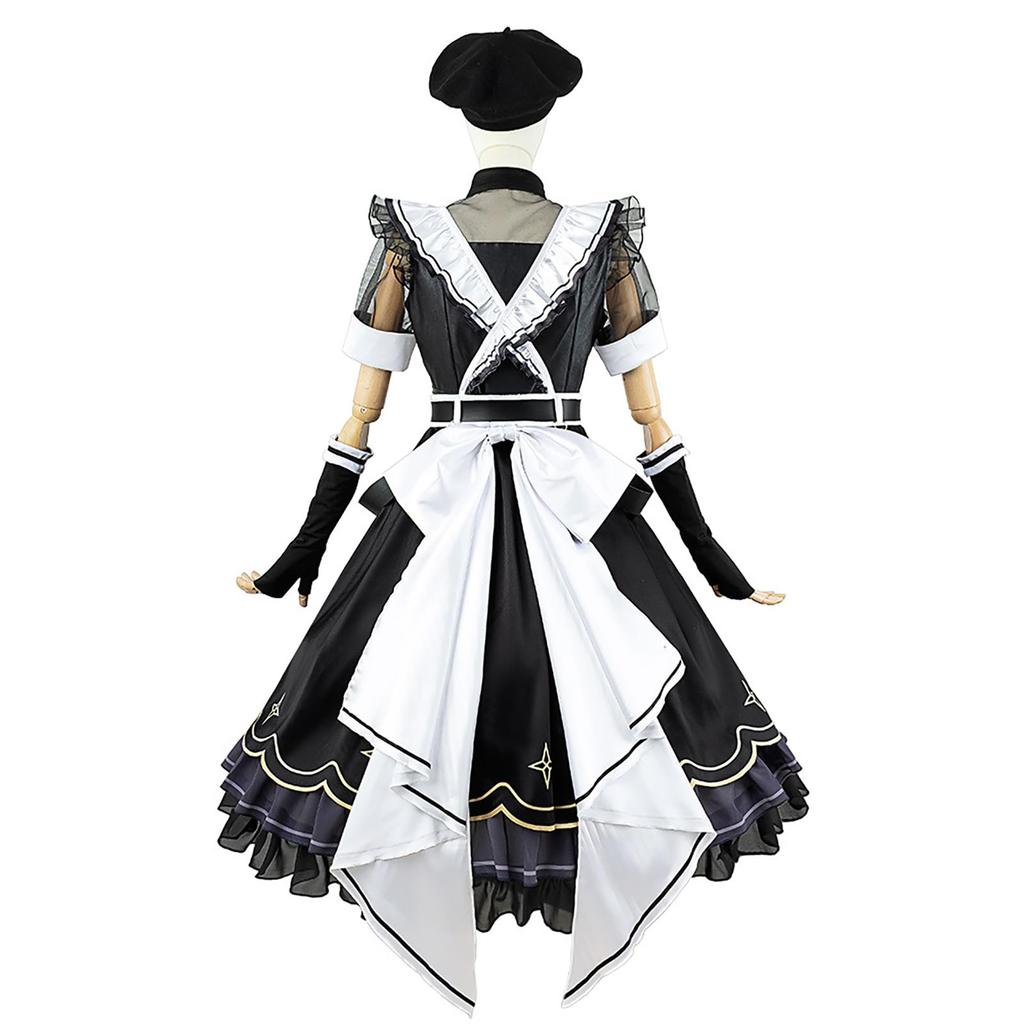Hololive Suisei Hoshimachi Cosplay Dress Halloween Maid Outfit [Milky Time]
