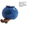 Portachiavi Ciondolo Peluche Cartone Animato Mirtillo con Cordino Zaini Forma Portachiavi Decorativo Borse Auto Portafogli Ciondolo