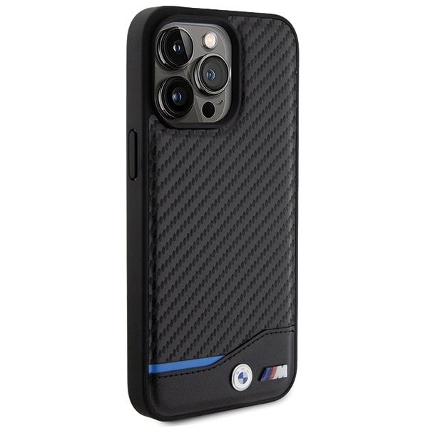 BMW Bmhcp15X22Nbck Iphone 15 Pro Max 6.7 Czarny/Black Leather Carbon