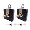 2 Pcs Long Shaft Clock Movement Mechanism Wall Clock Movement Battery Operated