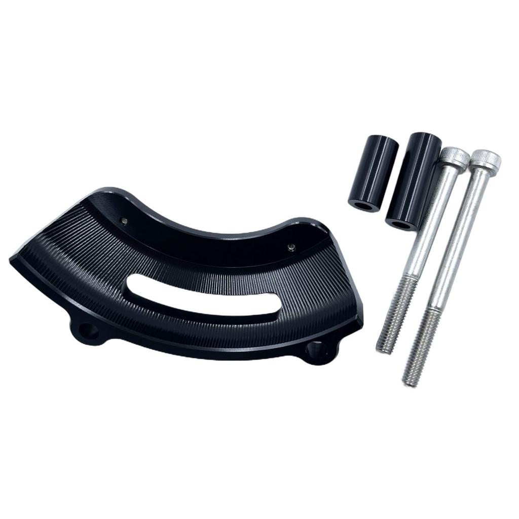 Motokano Left Crankcase Guard Motorcycle Engine Protector Cover Compatible Models CT125 (JA65) DAX125 (JB04) Grom (JC92) Monkey 125 (JB03) (Black)