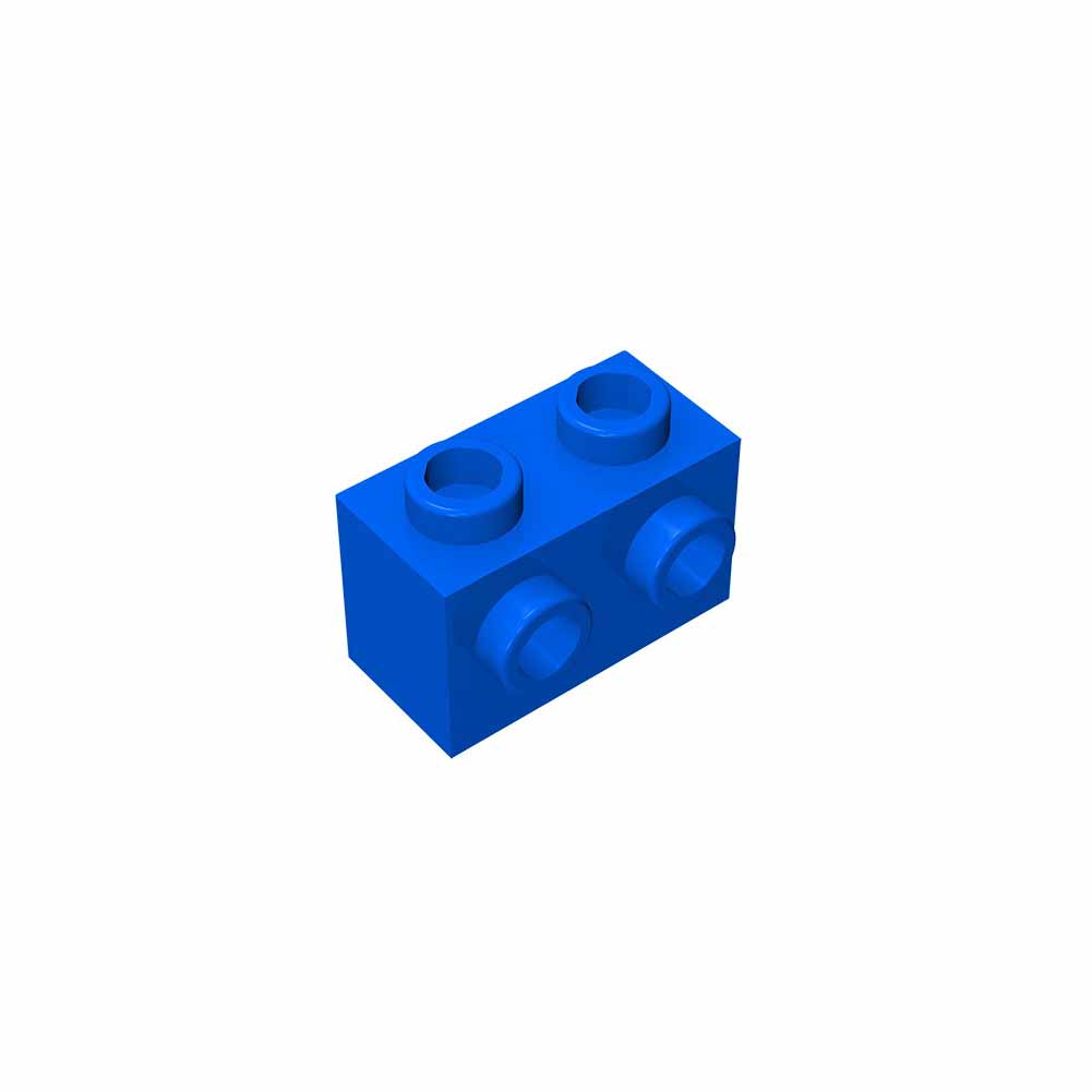 55 Stück MOC-kompatible 11211 Bausteinteile, 1x2 einseitig mit herausragendem Adapterstein, DIY Kinderspielzeug Geschenk