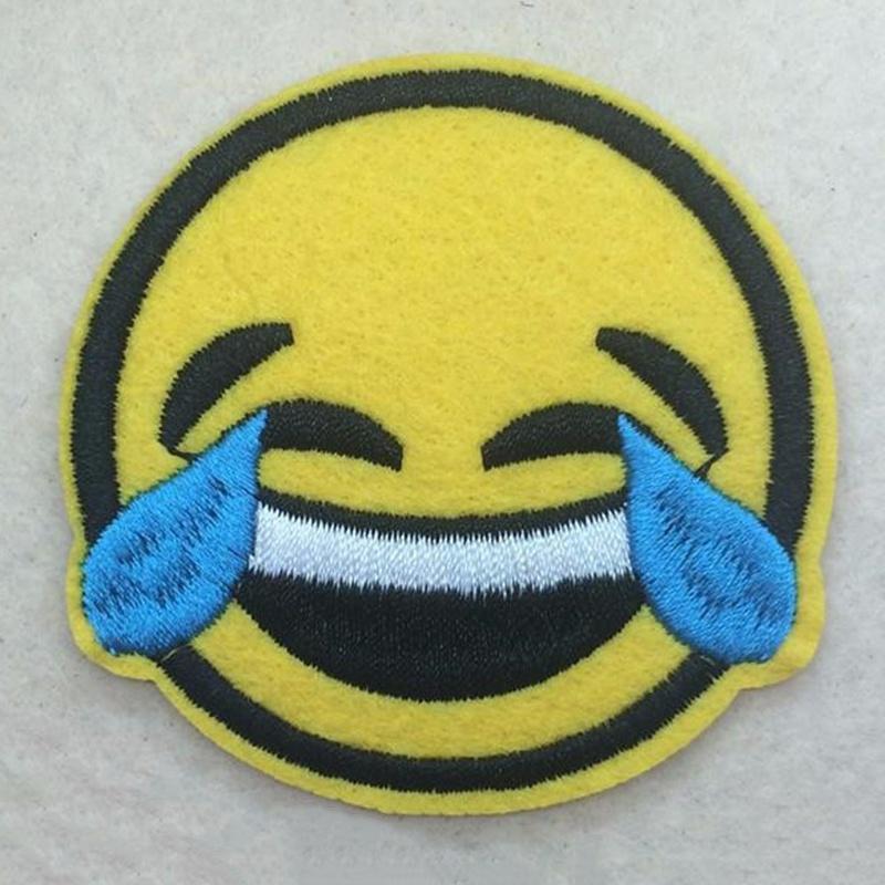 8 buc. emoji expresie Patch-uri termocolante Insignă brodată Aplicație