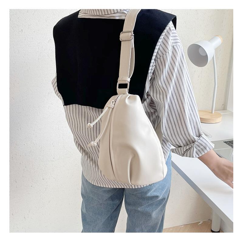 

Добавить логотип модная сумка женская универсальная сумка-ведро женская нишевый дизайн женская наплечная нагрудная сумка кожаная сумка-мессенджер женская бежевый