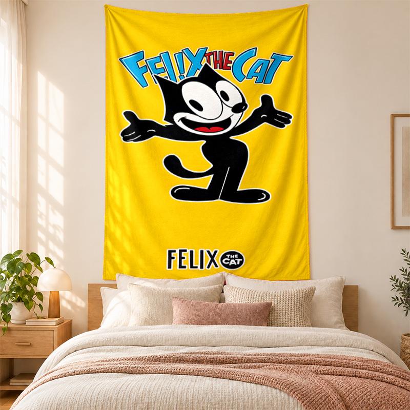 Felix the Cat Tapestry highquality for decorating living room bedroom dorm walls ideal as bedroom wallart orholiday gift