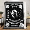 1PC Spirit Board Ouija Print Plush Blanket Perfect All Seasons Soft Comfortable Sofa Office Travel Festive Gift