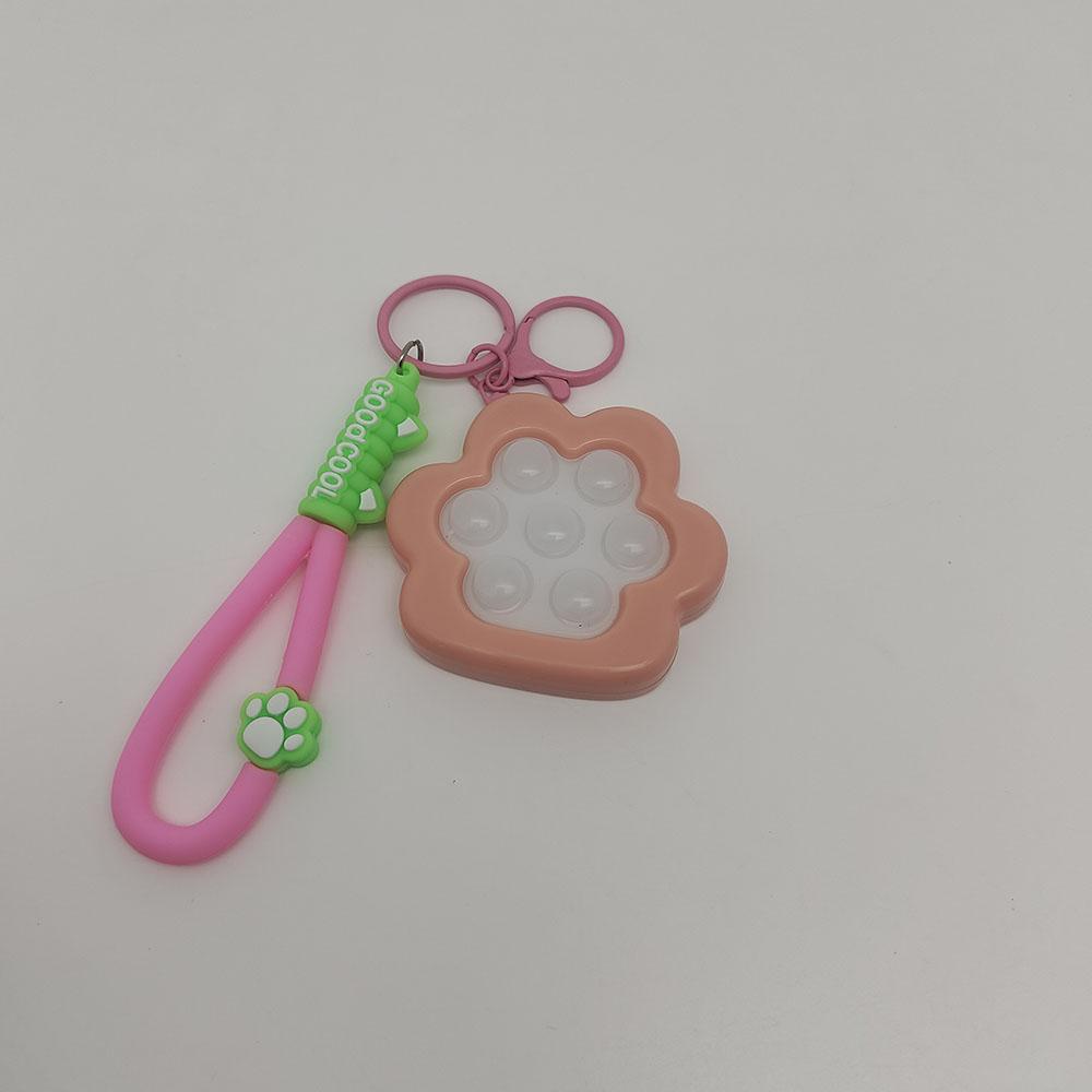 

Cartoon Creative Cat Claw Keychain Delicate Gift Couple Key Chain Pendant Decompression Toys