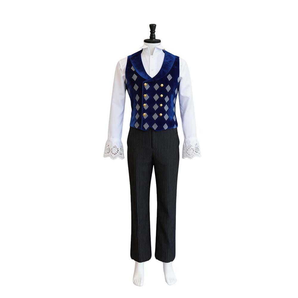 Mad Hatter Costume Adult Alice In Wonderland Cosplay Outfit Halloween Party Role Play Suit for Men Women