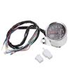 HANSWD Motorcycle Digital Odometer Speedometer Tachometer Gauge LED Indicator Universal DC
