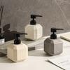 380ml Soap Dispenser Ceramic Lotion Bottle Hotel Household Hand Soap Shampoo Body Wash Dispensing Bottle Bathroom Press Bottle