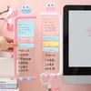 Monitor Memo Board Acrylic Message Panel Transparent Side Mount for Computer Monitor Multi-Functional Clip Phone Stand And Ruler Office Desk Organizer