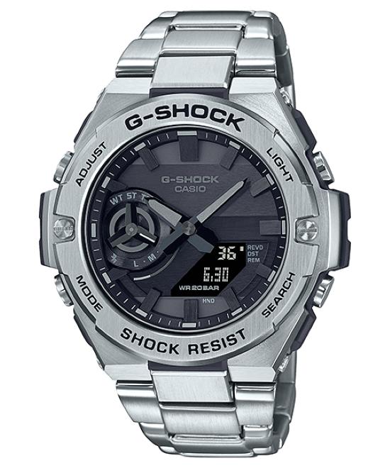 Casio G-shock G-STEEL Seria GST-B500 Zasilany solarnie Bluetooth Zegarek analogowo-cyfrowy GST-B500D-1A1