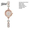 Ladies Casual Watch Women Bracelet Adjustable Faux Pearl Strap Rhinestone