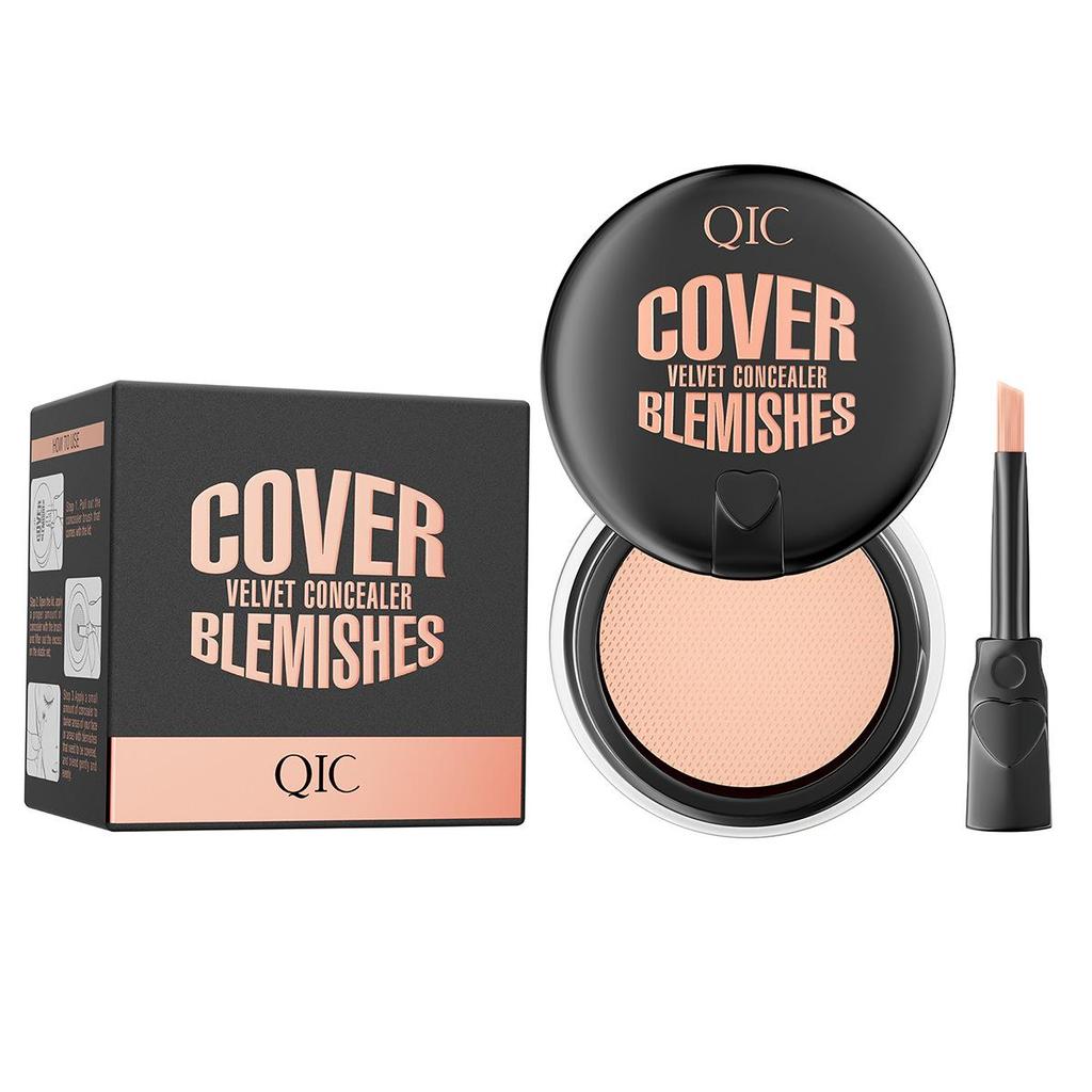 QIC Concealer Cover Scar Tattoo Spot Acne Mark No Card Powder Modify Skin Tone Air Cushion Concealer