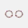 Boucles d'oreilles - Luxenter - Thilak - Argent 925 - Zirconium multicolore - 11 mm