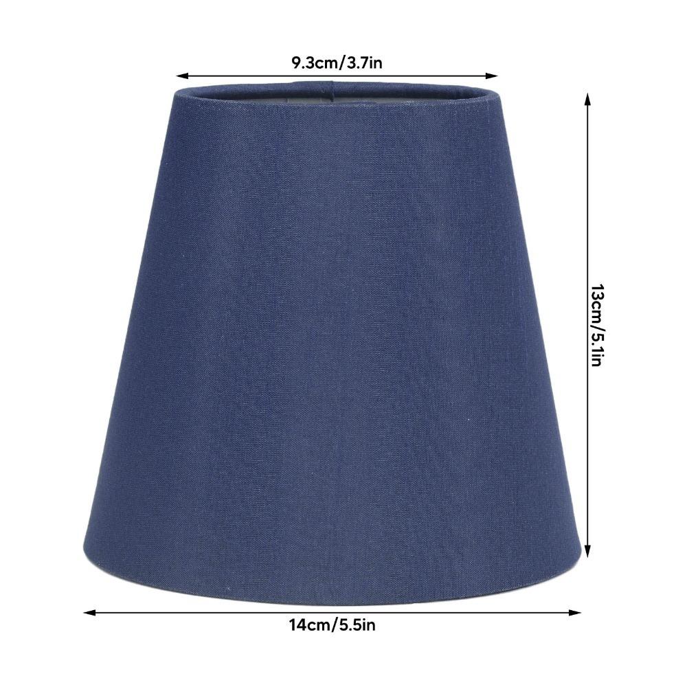 6PCS Clip On Design Lamp Cover 5.1 Inch Height Small Lamp Shades Modern Lampshade  Indoor Lamp